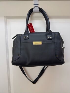 Rosetti Black Faux Leather Purse
